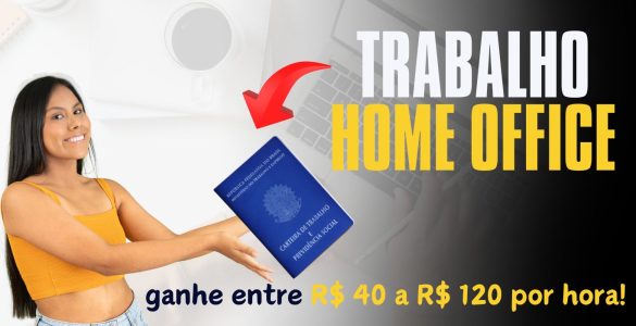 rabalhador em home office atendendo clientes online